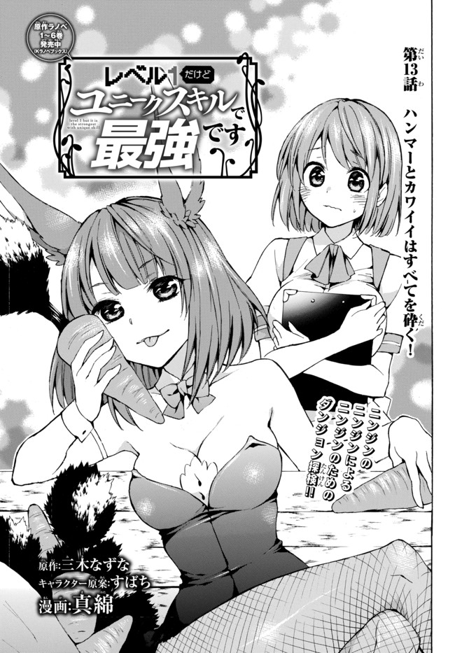 Level 1 Dakedo Unique Skill de Saikyou Desu - Chapter 13 - Page 1