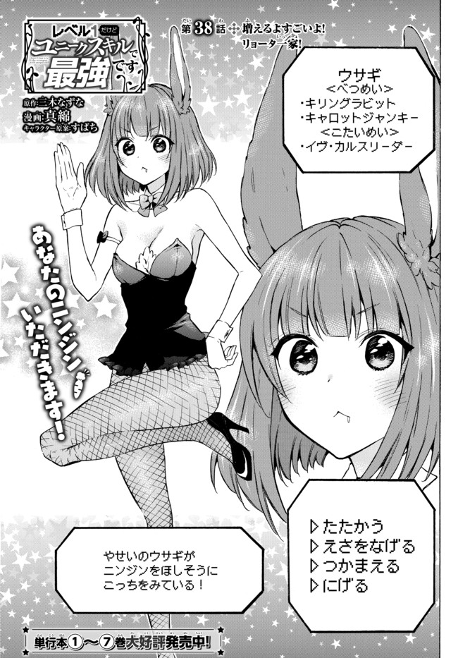 Level 1 Dakedo Unique Skill de Saikyou Desu - Chapter 38.1 - Page 1