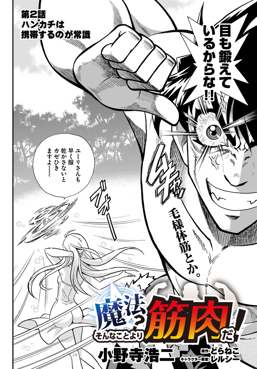 Mahou? Sonna Koto yori Kinniku da! - Chapter 2 - Page 2