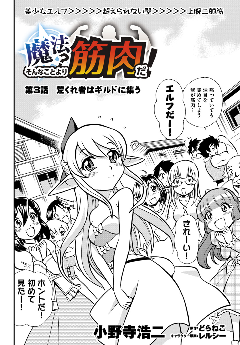 Mahou? Sonna Koto yori Kinniku da! - Chapter 3 - Page 2