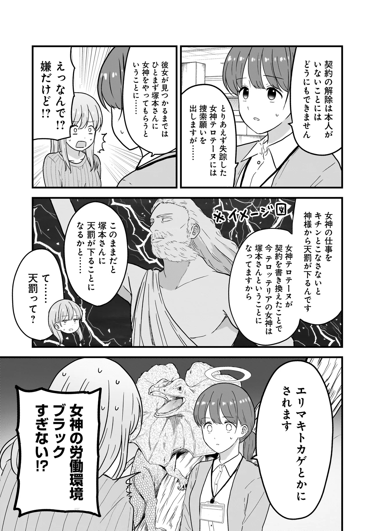 Megami no Oshigoto! ~Genkai Joshi, Isekai de Megami Hajimemashita~ Chap 1 - Next Chap 2