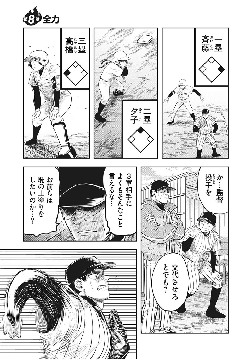 Meimon! Daisan Yakyuubu: Restart - Chapter 8 - Page 1