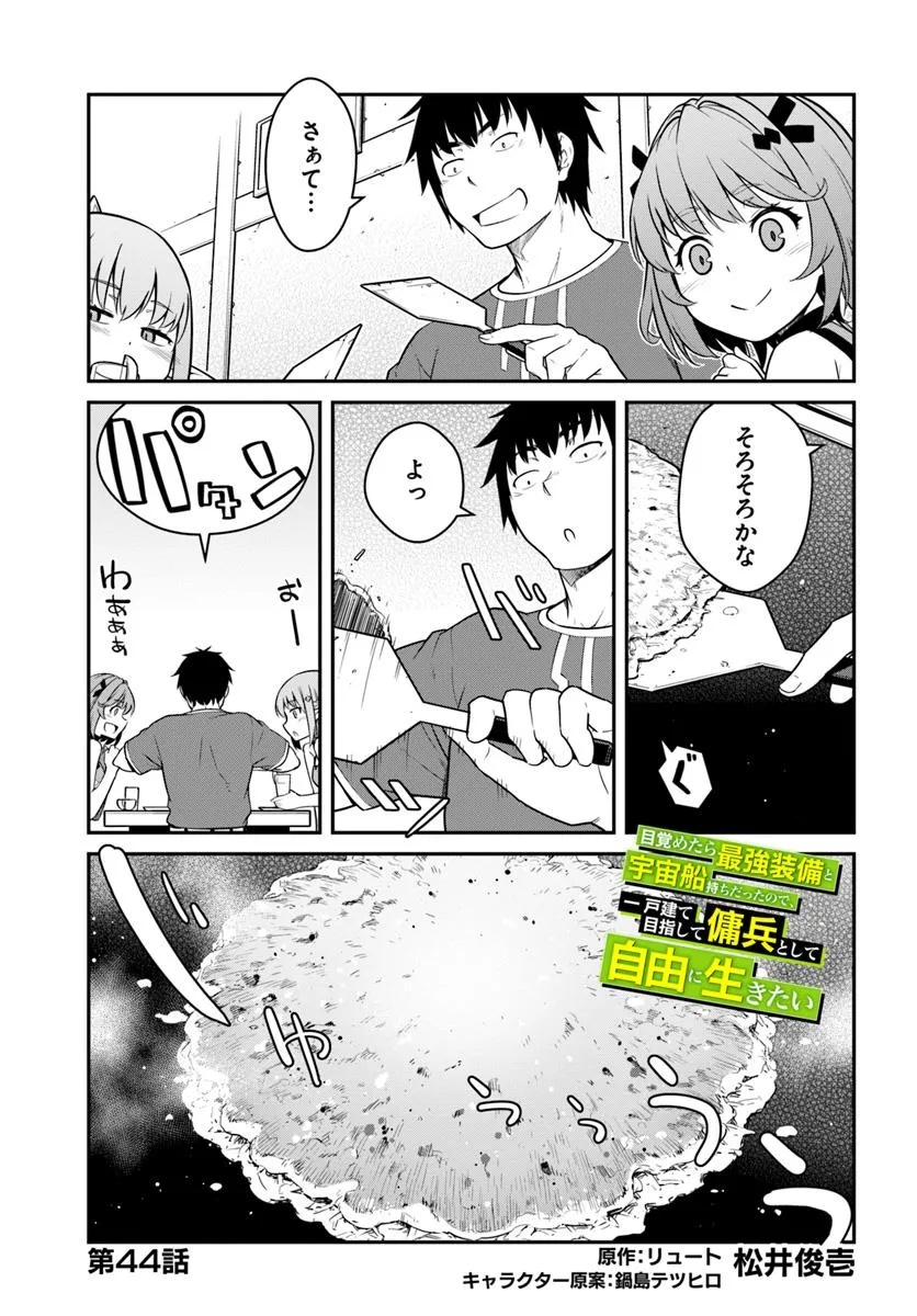 目覚めたら最強装備と宇宙船持ちだったので、一戸建て目指して傭兵として自由に生きたい Chap 44.1 - Next Chap 45.1