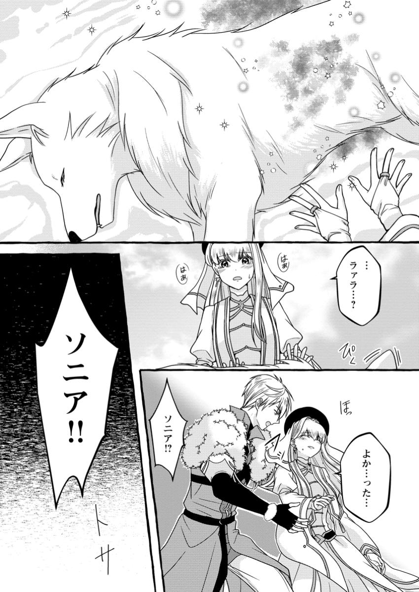 Migawari no Ochikobore Ikenie Seijo wa Tekikoku wo Ototo ni Dekiai sareru - Chapter 10.3 - Page 9