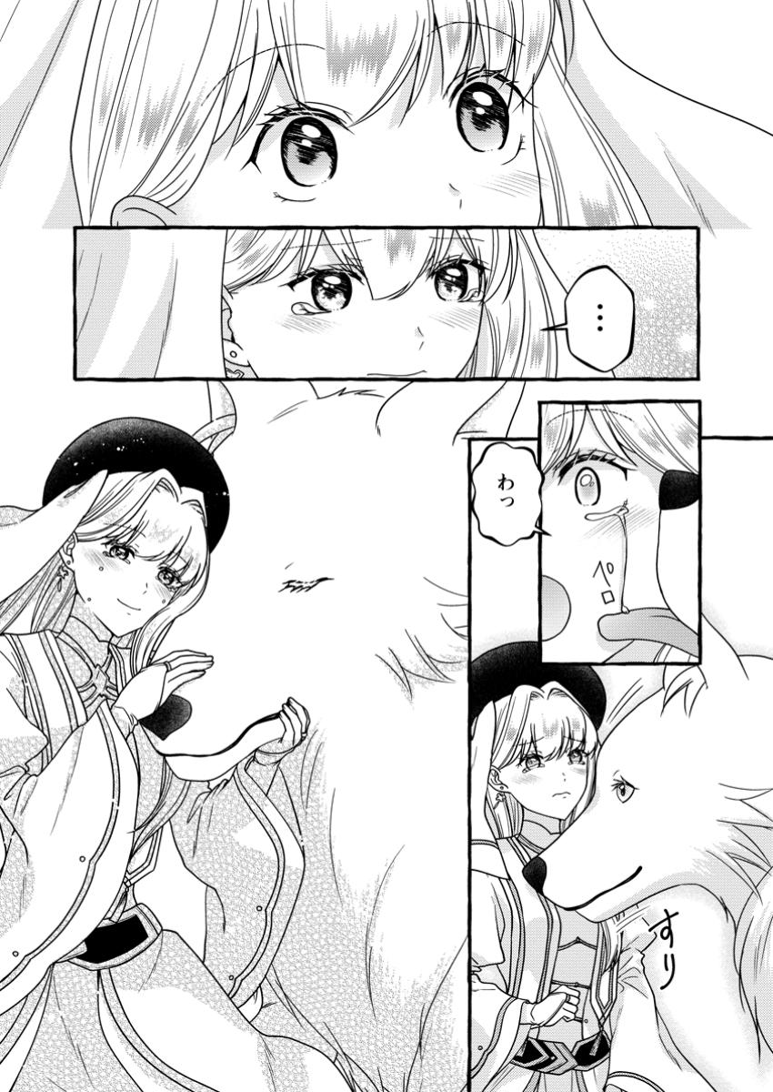 Migawari no Ochikobore Ikenie Seijo wa Tekikoku wo Ototo ni Dekiai sareru - Chapter 11.2 - Page 2