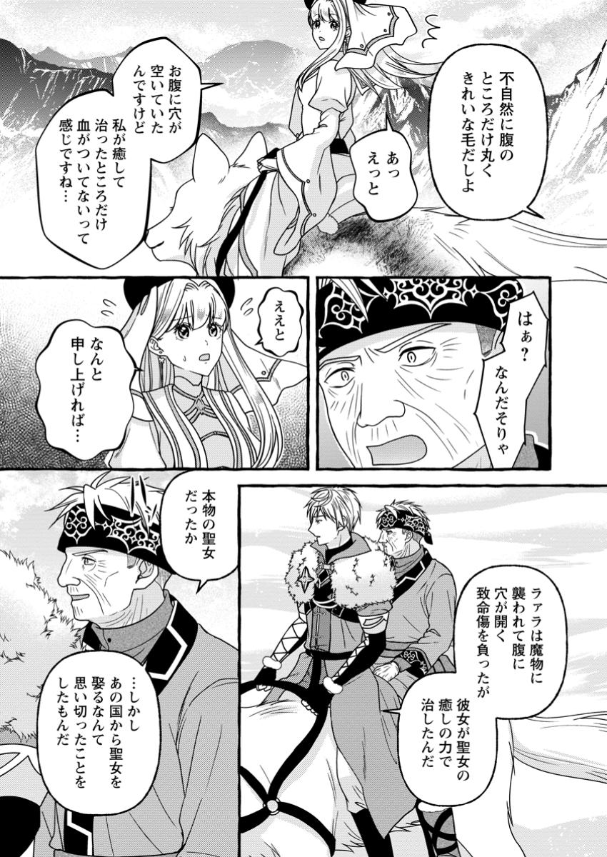 Migawari no Ochikobore Ikenie Seijo wa Tekikoku wo Ototo ni Dekiai sareru - Chapter 11.2 - Page 8