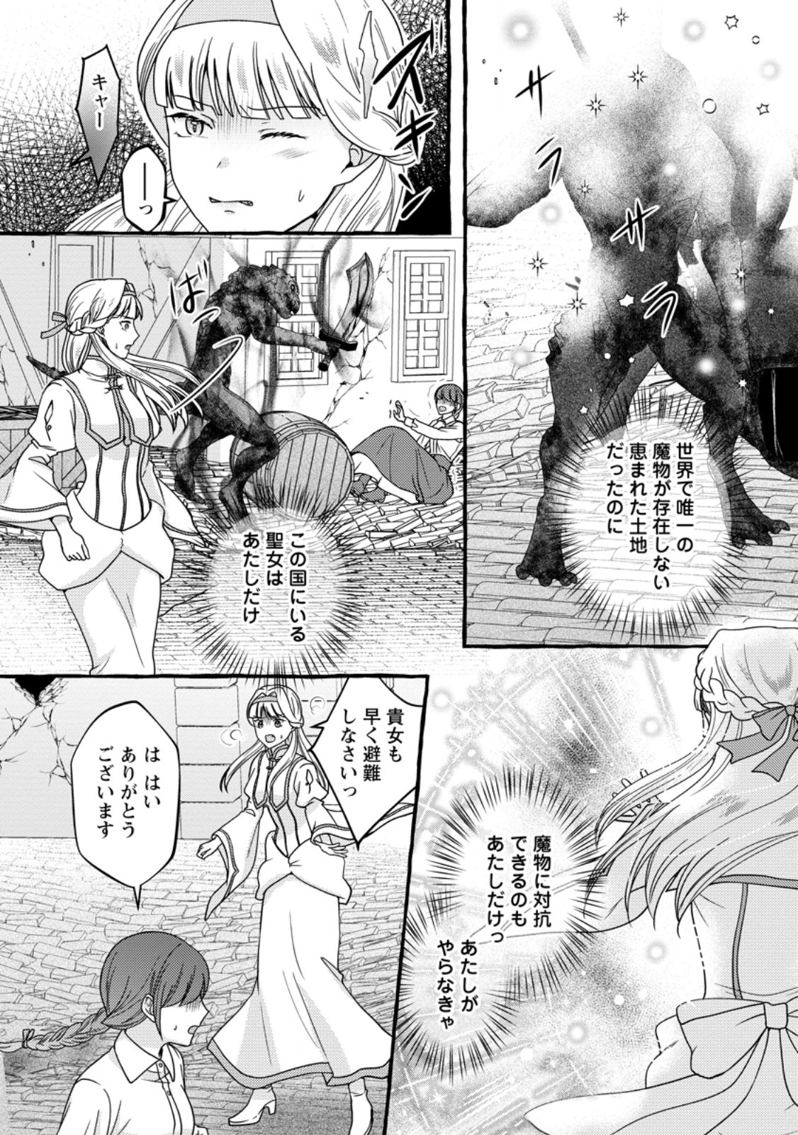 Migawari no Ochikobore Ikenie Seijo wa Tekikoku wo Ototo ni Dekiai sareru - Chapter 12.3 - Page 5