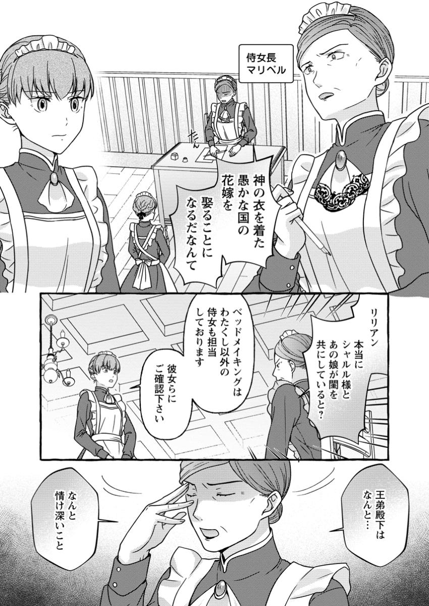 Migawari no Ochikobore Ikenie Seijo wa Tekikoku wo Ototo ni Dekiai sareru - Chapter 3 - Page 27