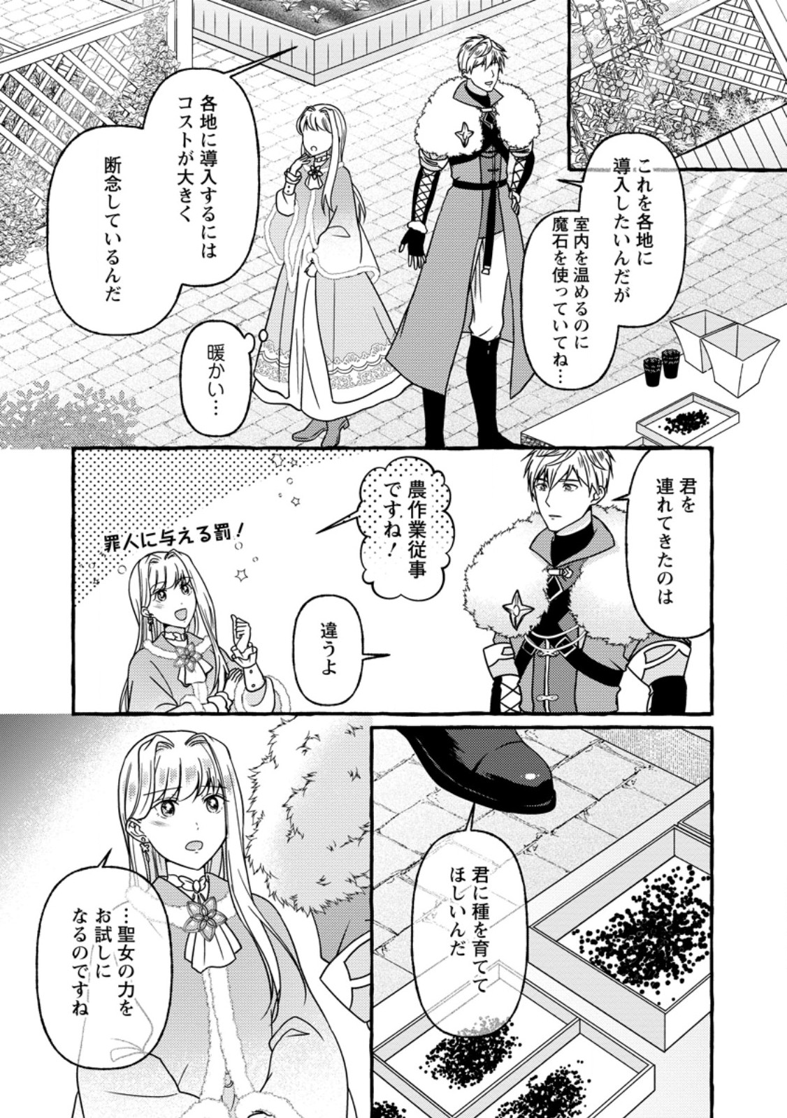 Migawari no Ochikobore Ikenie Seijo wa Tekikoku wo Ototo ni Dekiai sareru - Chapter 3 - Page 7