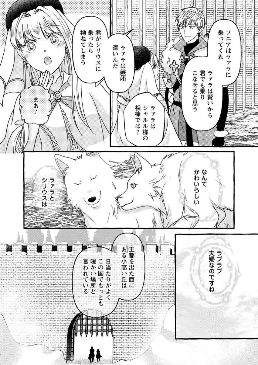 Migawari no Ochikobore Ikenie Seijo wa Tekikoku wo Ototo ni Dekiai sareru - Chapter 4.2 - Page 8