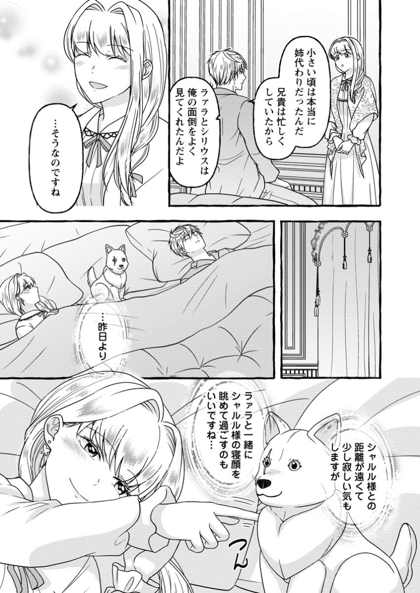 Migawari no Ochikobore Ikenie Seijo wa Tekikoku wo Ototo ni Dekiai sareru - Chapter 6.1 - Page 9