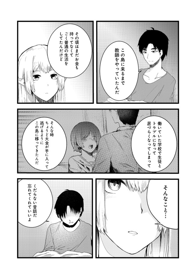 Mujintou de Elf to Kyoudou Seikatsu @ Comic - Chapter 4 - Page 32