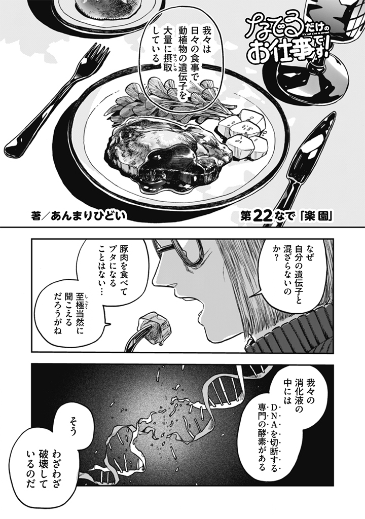 Naderu Dake no Oshigoto desu! - Chapter 22 - Page 1