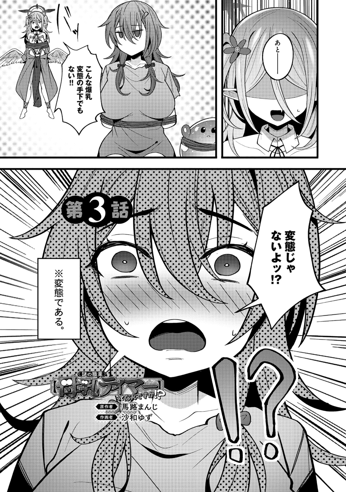 Nazo no Shokugyou Bonyuu Tamer tte Nan desu ka? - Chapter 3.1 - Page 3