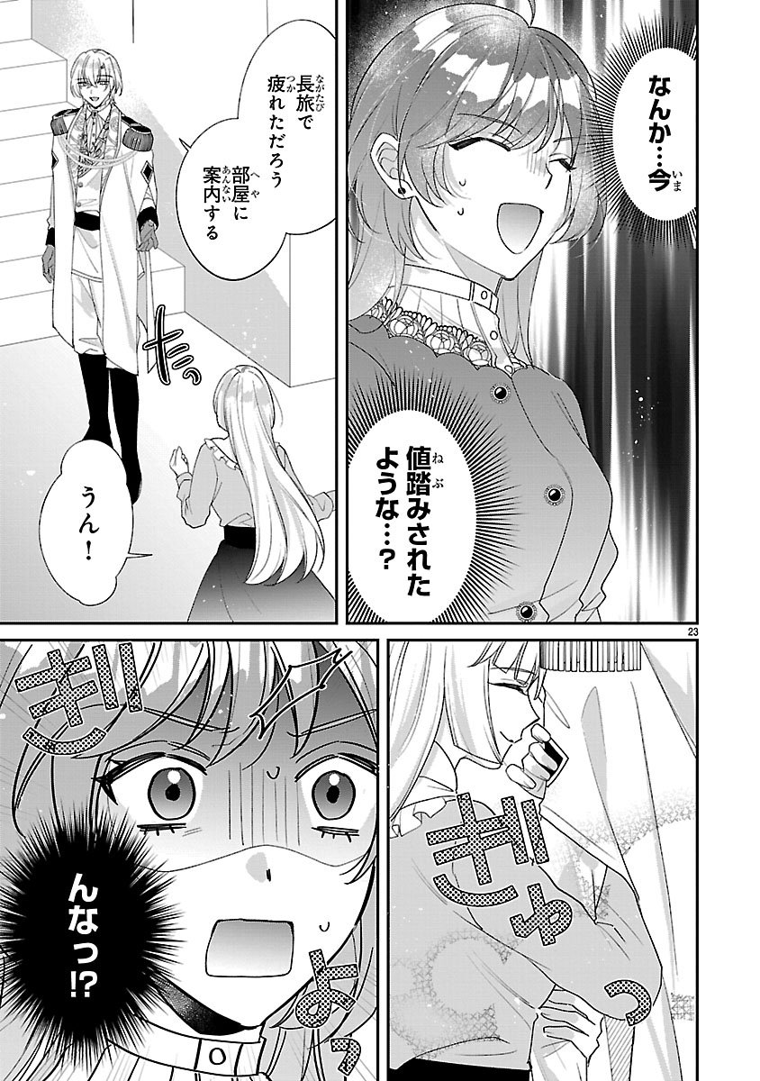 Ore-sama Outaishi ni Hirowareta Gakeppuchi Reijou, Okazarigawa Hi ni Naru... Hazu ga Dekiaisaretemasu! - Chapter 16 - Page 23