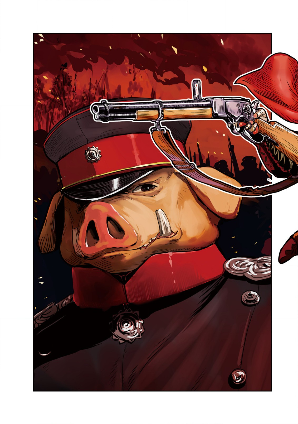 Orcsen Oukokushi - Yaban na Ooku no Kuni wa, Ikanishite Heiwa na Elf no Kuni wo Yakiharau ni Itatta ka - Chapter 1 - Page 6