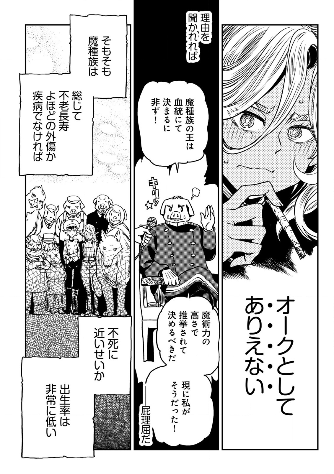 Orcsen Oukokushi - Yaban na Ooku no Kuni wa, Ikanishite Heiwa na Elf no Kuni wo Yakiharau ni Itatta ka - Chapter 2 - Page 51