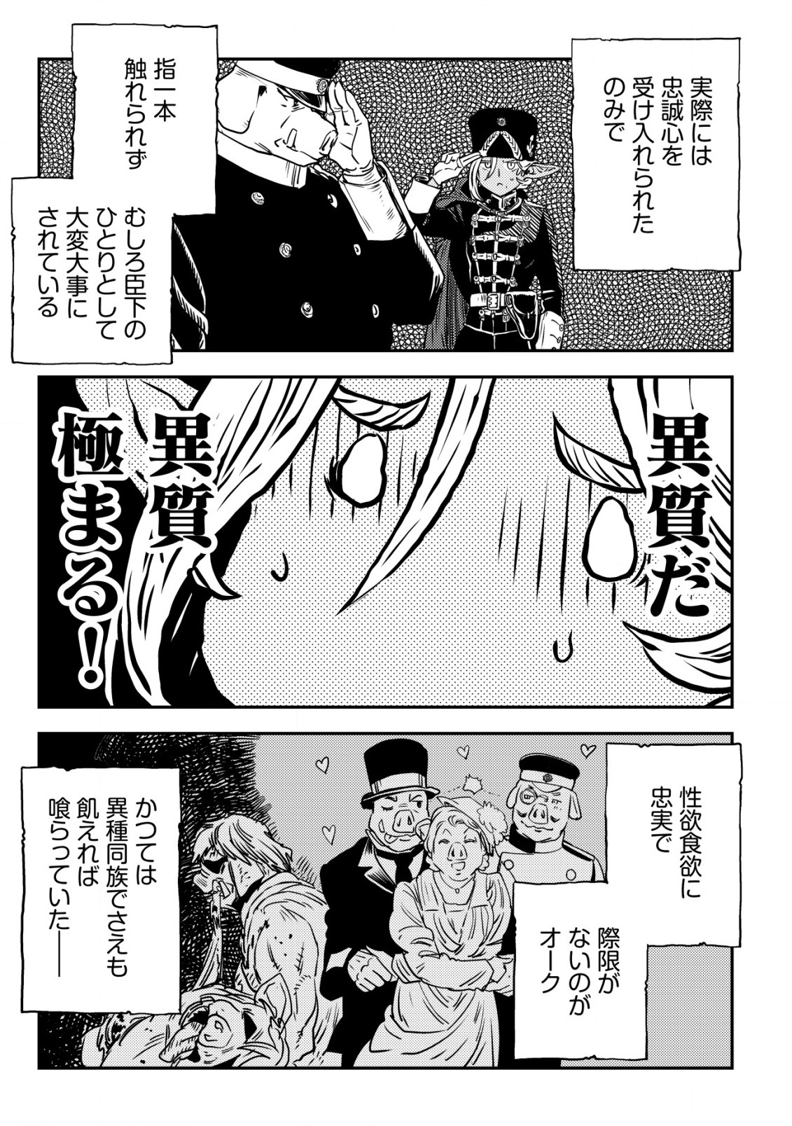 Orcsen Oukokushi - Yaban na Ooku no Kuni wa, Ikanishite Heiwa na Elf no Kuni wo Yakiharau ni Itatta ka - Chapter 2 - Page 54