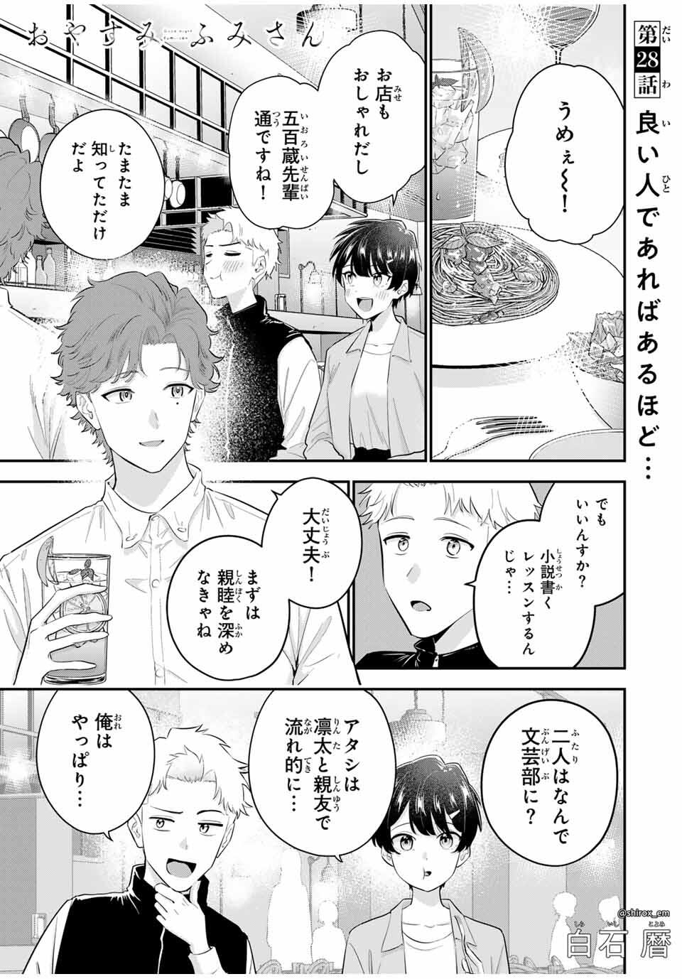 おやすみ ふみさん Chap 28 - Next Chap 29