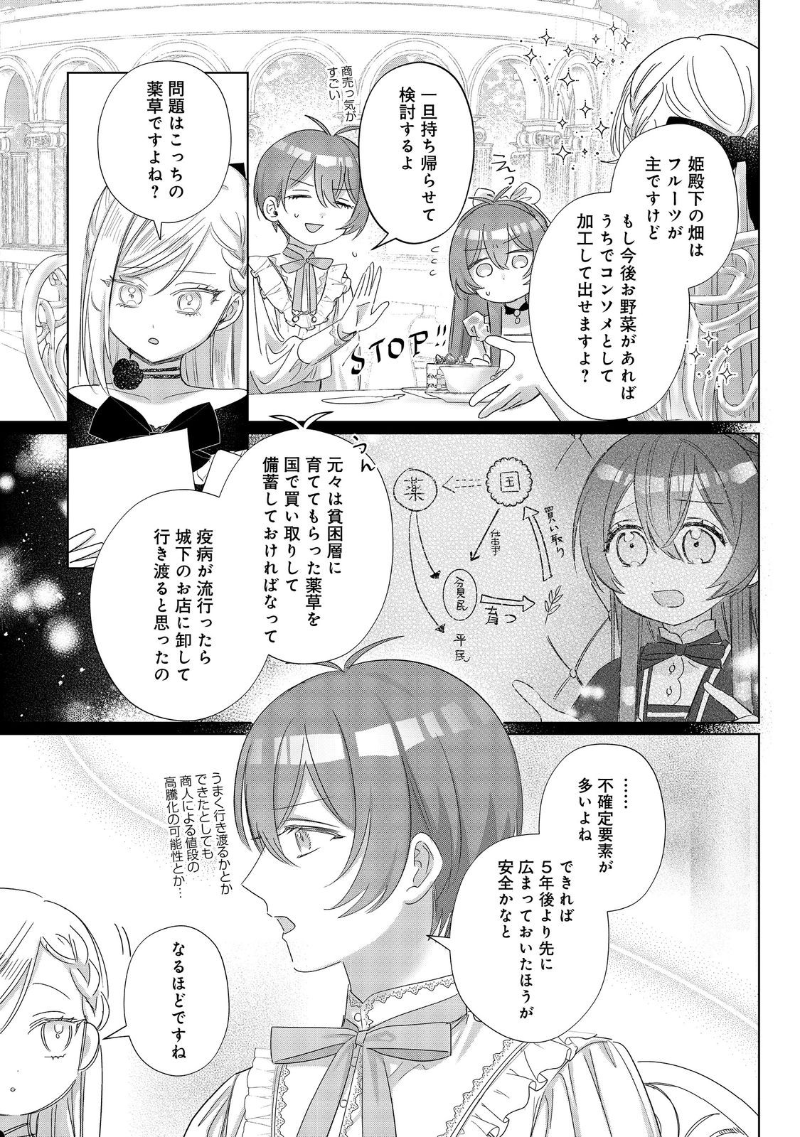 Ponkotsu Outaishi no Mob Ane Oujorashii kedo, Akuyaku Reijou ga Kawaisou na no de Tasukeyou to Omoimasu - Chapter 22 - Page 13