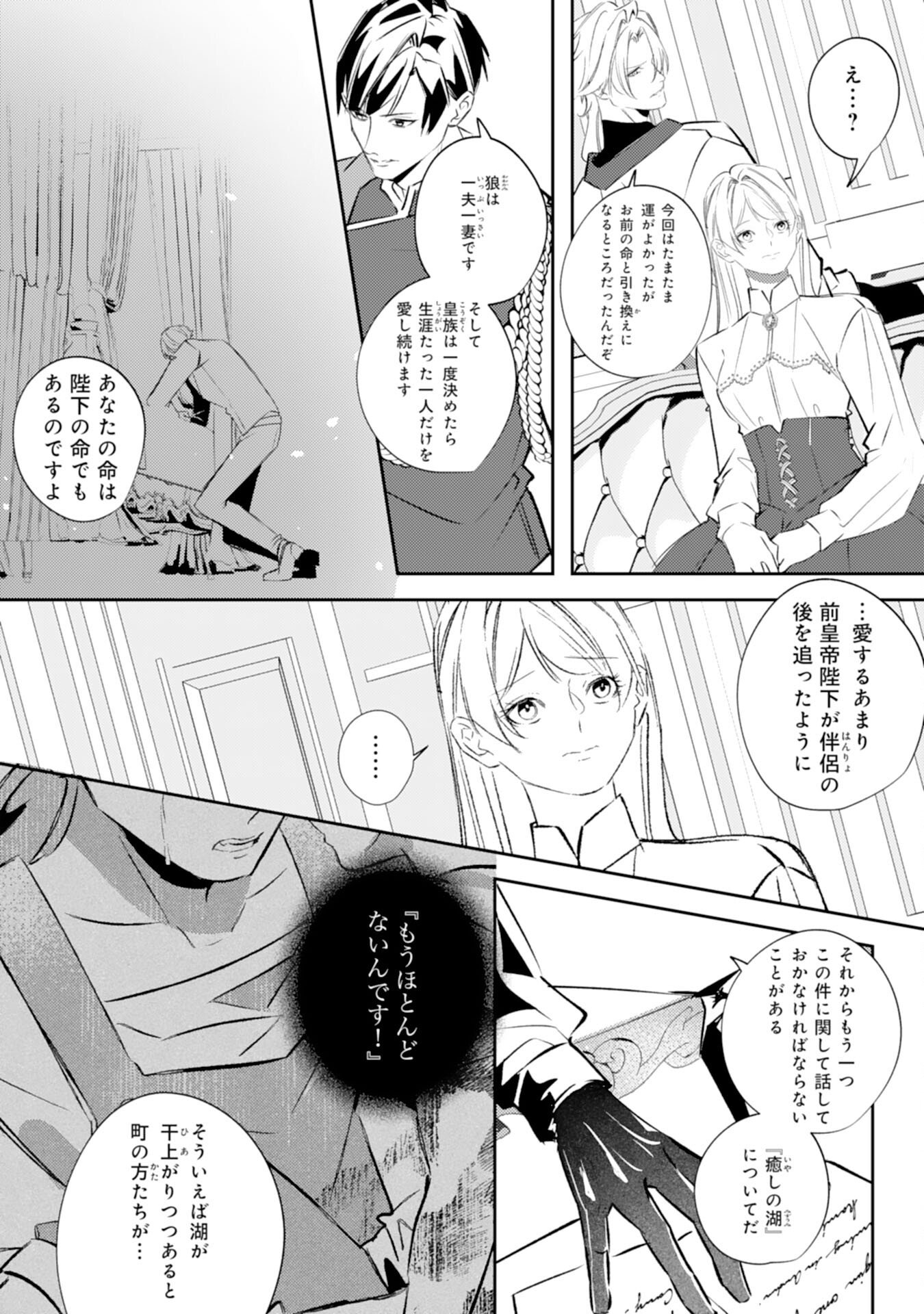 Reikokuna Ookami Koutei no Keiyaku Hanayome ~'Omae wa Kazoku Janai' to Suterareta Reijou ga, Kemonohito Koku de Aisarete Shiawase ni Naru made~ - Chapter 15 - Page 4