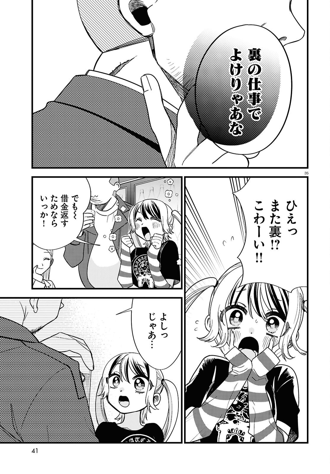 Saimusha Chikadorumuteki-Chan!! Ura Shakai ni Osareteimasu - Chapter 1 - Page 35