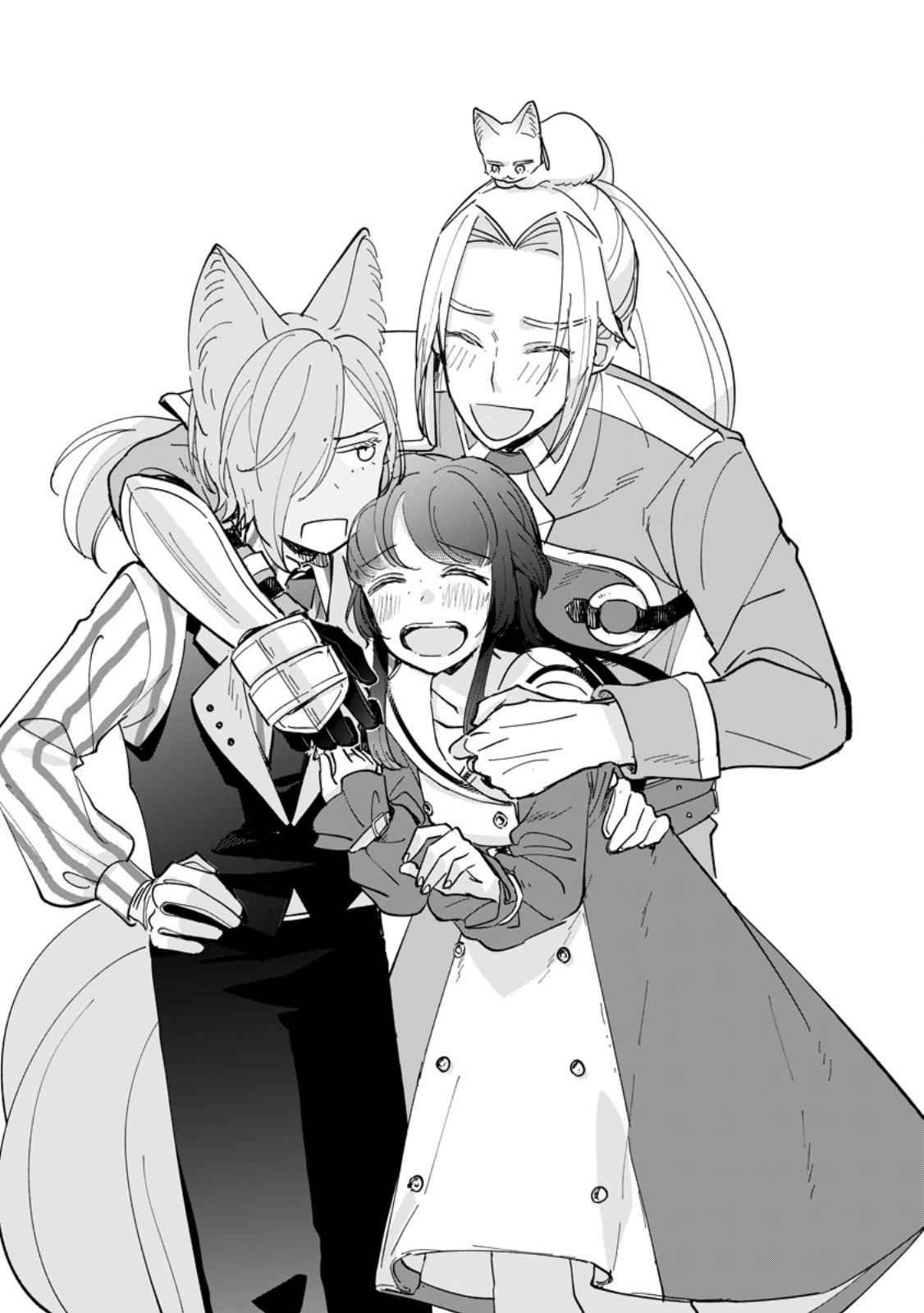 Seijo Janai to Tsuihou saretanode, Mofumofu Juusha (Seijuu) to Onigiri wo Nigiru - Chapter 50.1 - Page 1