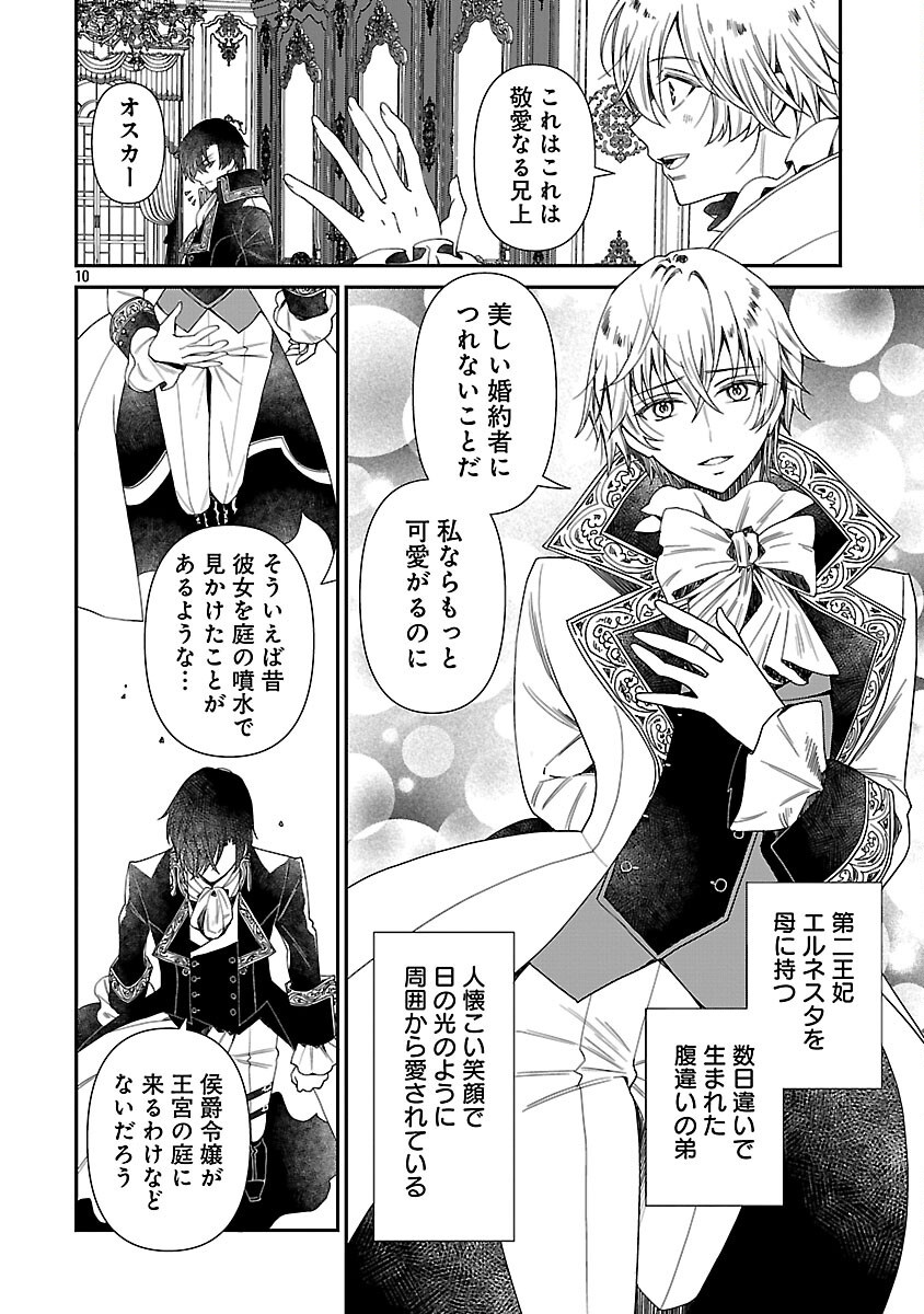 Shi ni Modori no Reigai Ouji ga Kenou to Yobareru made ~Michibiita no wa Bukiyouna Koushaku Reijou no Inorideshita~ - Chapter 2 - Page 12
