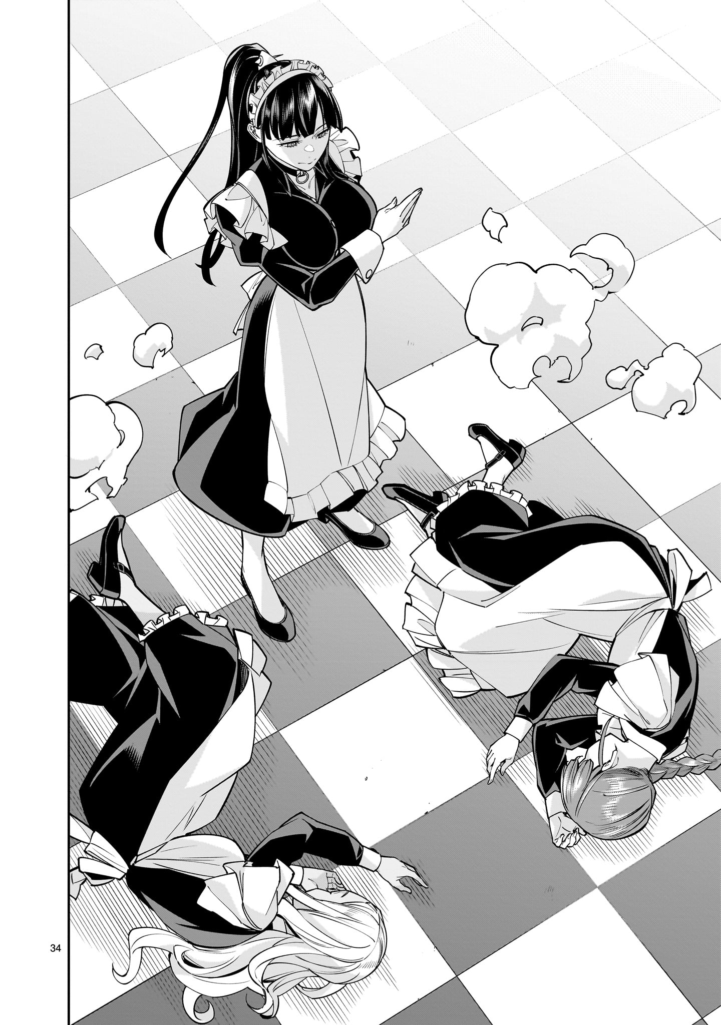 Shi ni Modori Oujo wa Ikinobiru Tame ni Yuri Harem wo Tsukuru Koto ni Shita - Chapter 7 - Page 34