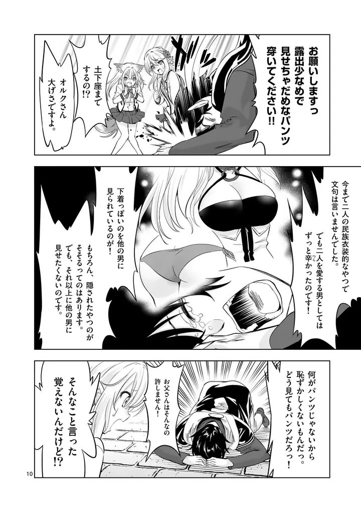 Shijou Saikyou Orc-san no Tanoshii Tanetsuke Harem Zukuri - Chapter 113.1 - Page 10