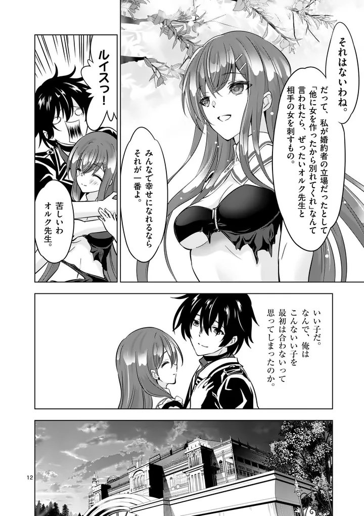 Shijou Saikyou Orc-san no Tanoshii Tanetsuke Harem Zukuri - Chapter 121.1 - Page 12