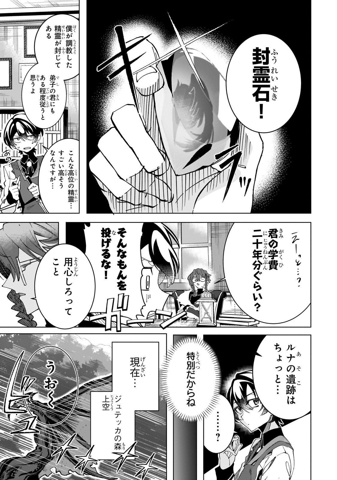 Shin no Jitsuryoku wo Kakushiteiru to Omowareteru Seireishi, Jitsu wa Itsumo Meccha Honki de Tatakattemasu - Chapter 3 - Page 13