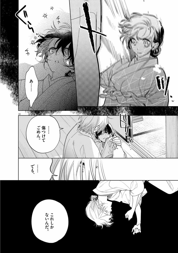 Shinigami no Hatsukoi ~Botsuraku Kazoku no Reijou wa Ai wo Shiranai Shinigami ni Totsugu~ - Chapter 54 - Page 18