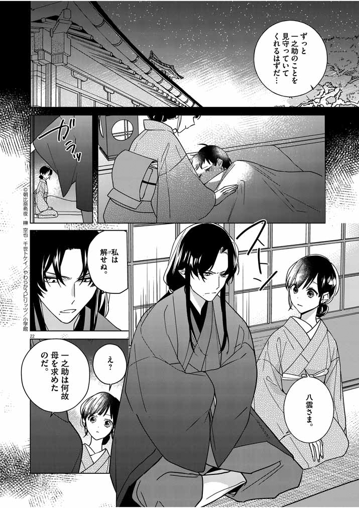 Shinigami no Hatsukoi ~Botsuraku Kazoku no Reijou wa Ai wo Shiranai Shinigami ni Totsugu~ - Chapter 6 - Page 22