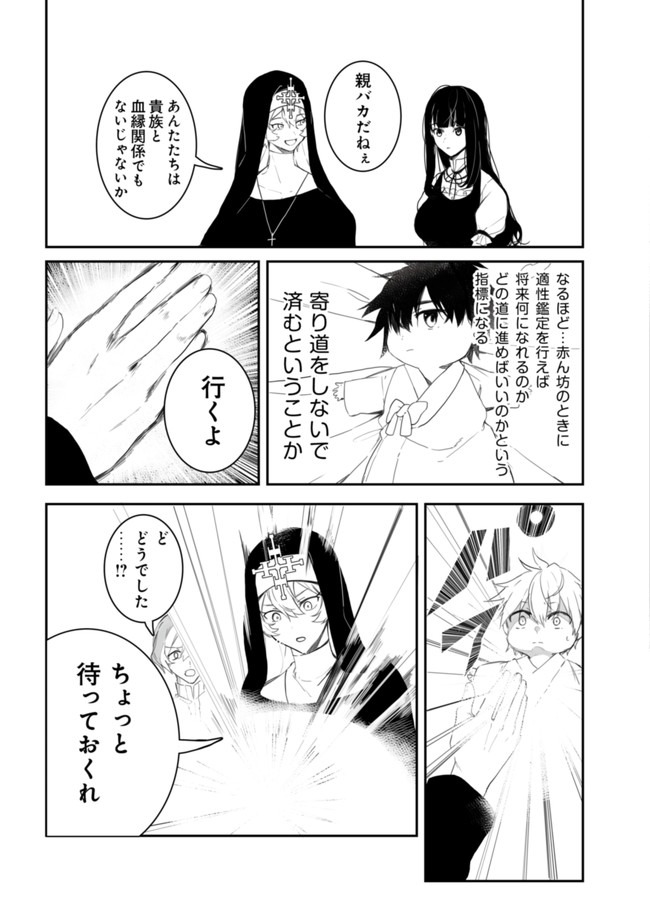 Shiniki no Mahoutsukai ~Shin ni Aisareta Rakudaisei wa Mahou Gakuin e Kayou~ - Chapter 1 - Page 13