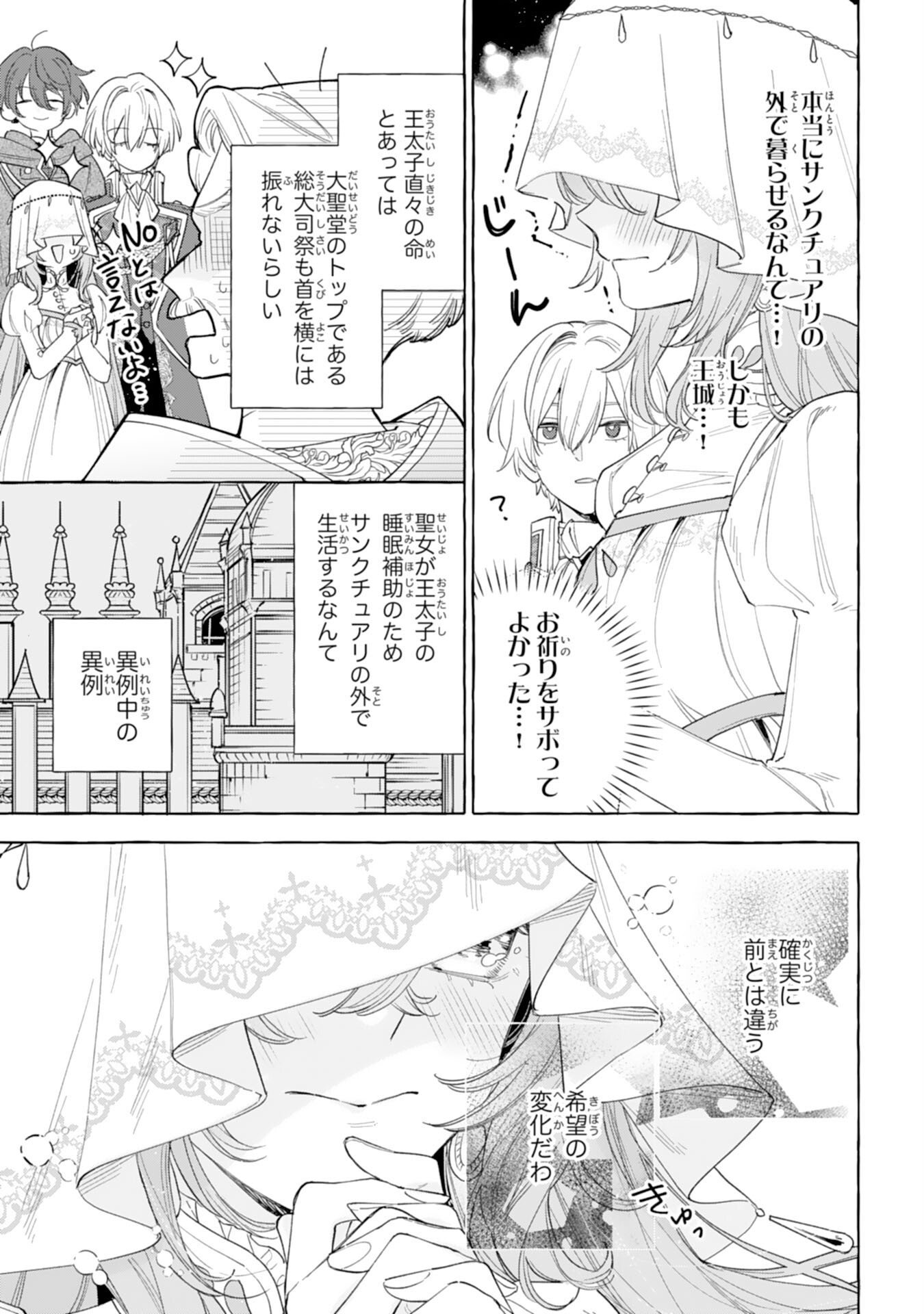 Shi ni Modori Seijo wa Fumin Prince wo Nekashitsuketai - Chapter 3 - Page 9