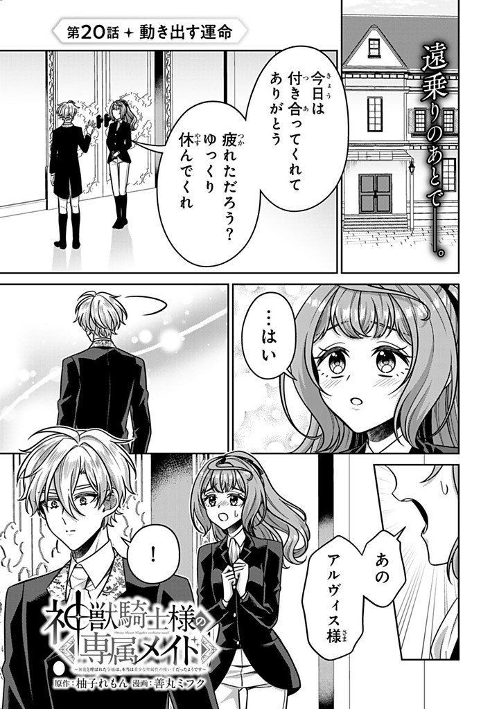 Shinjuu Kishi-sama no Senzoku Maid - Chapter 20.1 - Page 1