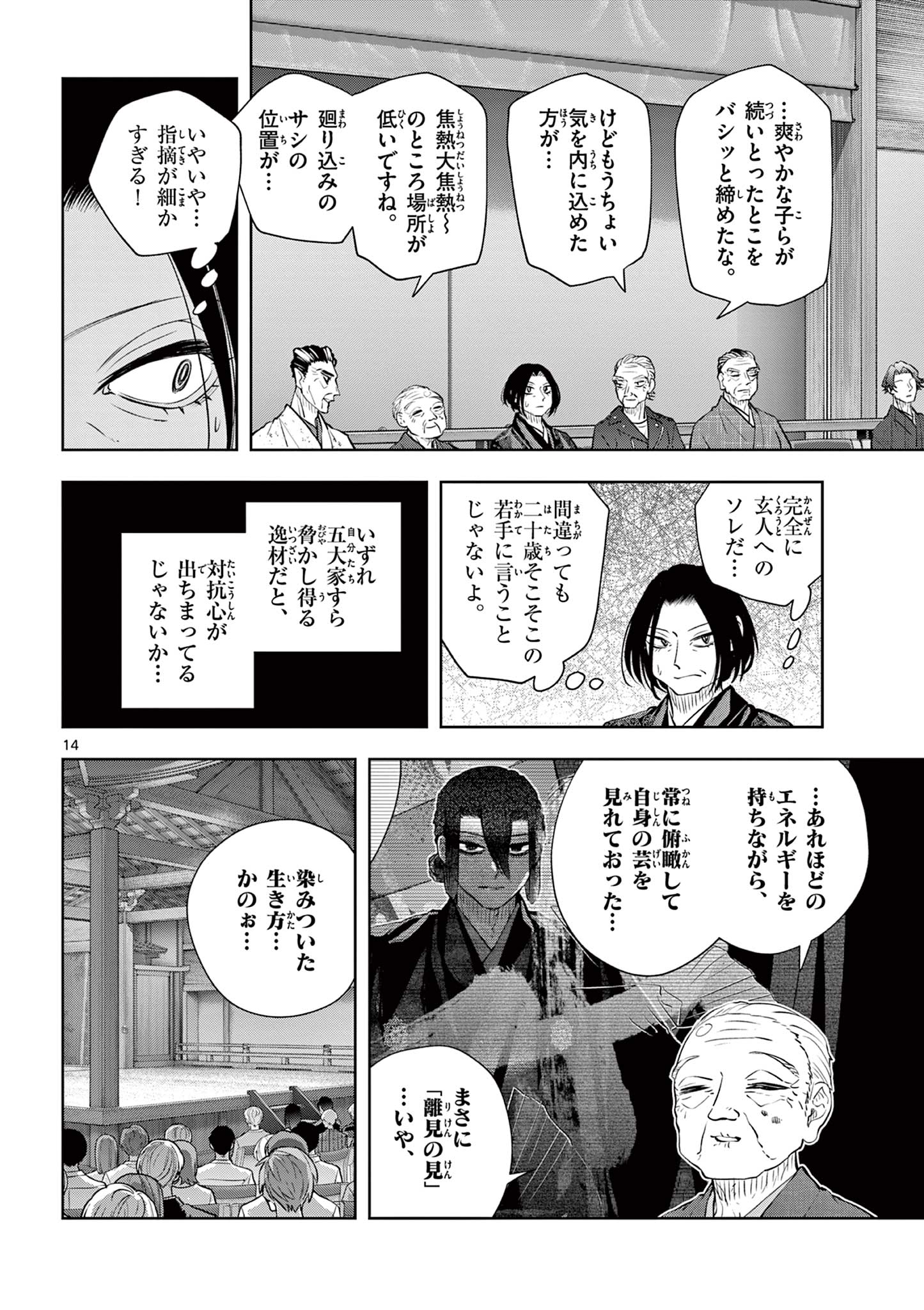 Shite no Hana - Nougakushi Haga Kotarou no Sakikata - Chapter 56 - Page 14