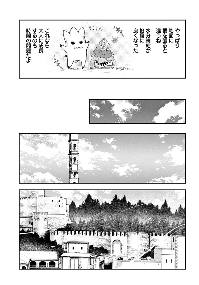 Shokubutsu Monster Musume Nikki ~Seijo datta Watashi ga Uragirareta Hate ni Alraune ni Tensei Shite Shimatta node, Kore kara wa Kougousei wo Shinagara Shizuka ni Shokubutsu Life wo Sugoshimasu~ - Chapter 21 - Page 9