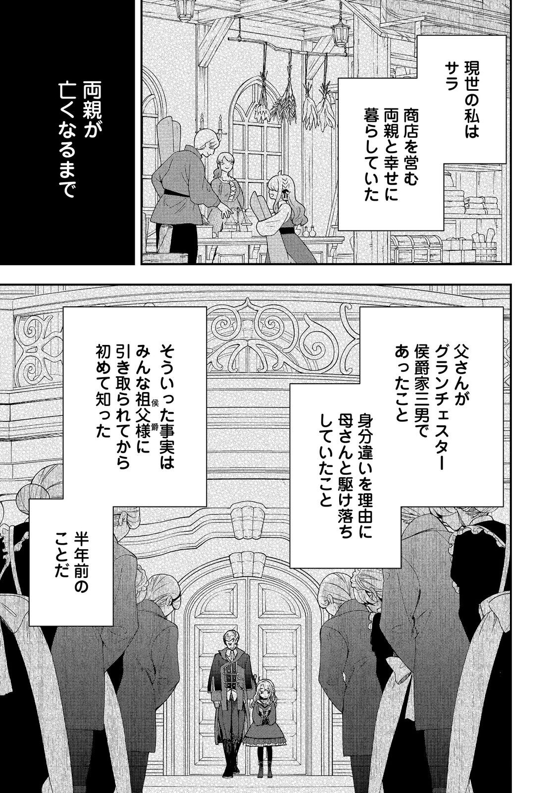 Shounin Reijou wa Okane no Chikara de Musou Suru - Chapter 1 - Page 5