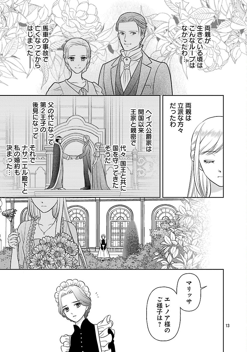 Tsui Katsu Reijou ~Jinsei wo Akiramete Shinuki Manmanna Watashi to Dekiai shitai shinkan no Koubou~ - Chapter 1 - Page 14