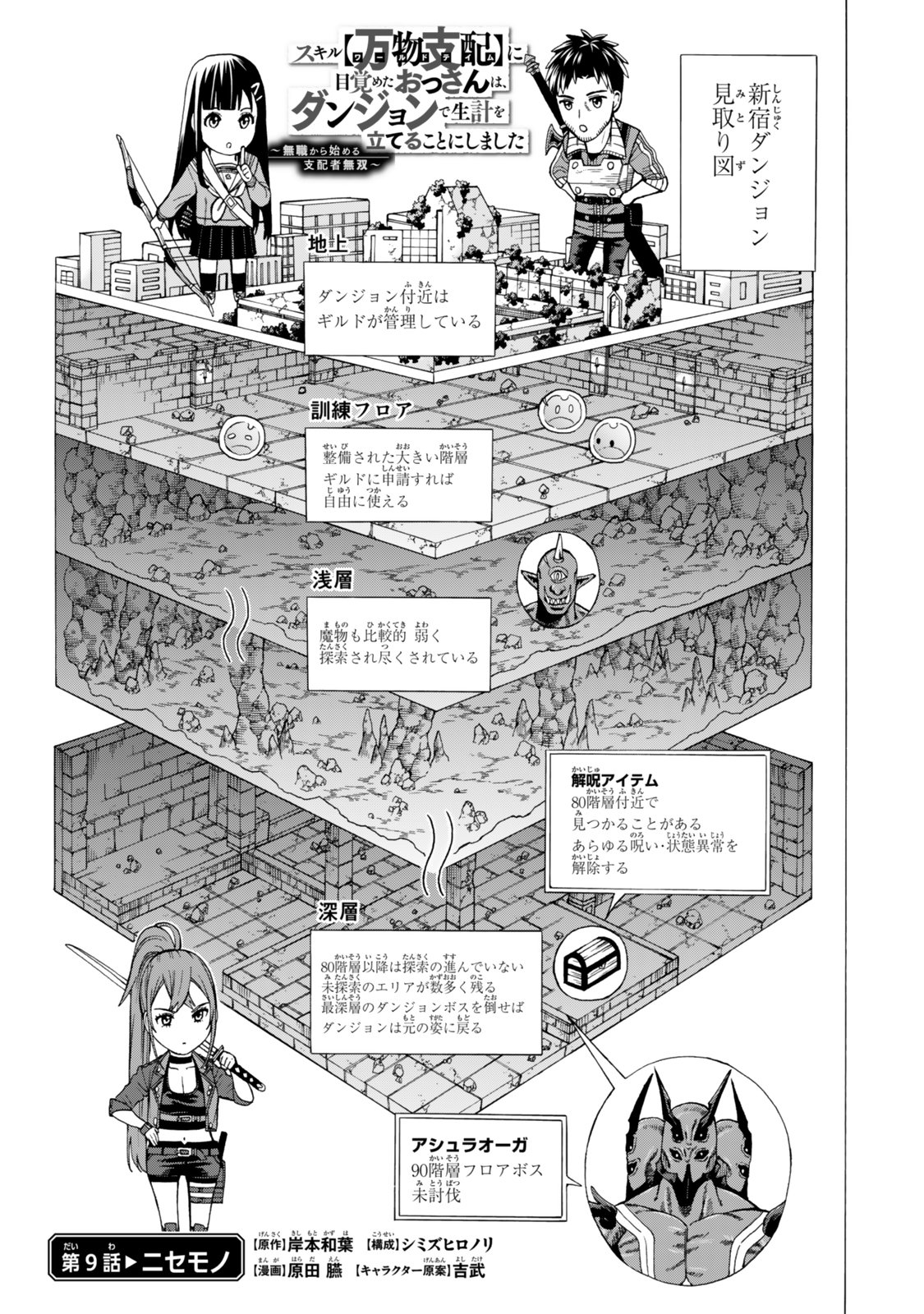Sukiru Banbutsu Shihae ni Mezameta Ossan wa, Dungeon de Seikei wo Tateru Koto ni Shimashita - Chapter 9.1 - Page 1