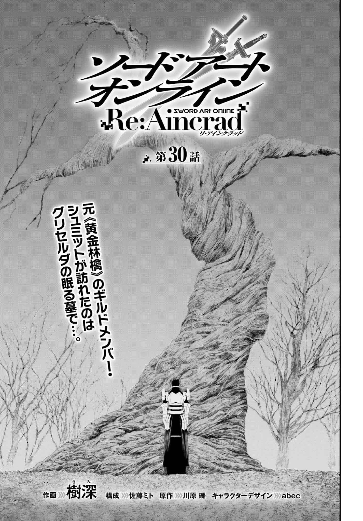 Sword Art Online: Aincrad - Chapter 30 - Page 1