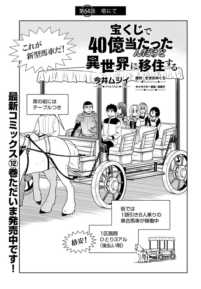 Takarakuji de 40-oku Atattan Dakedo Isekai ni Ijuu Suru Chap 64 - Next Chap 65