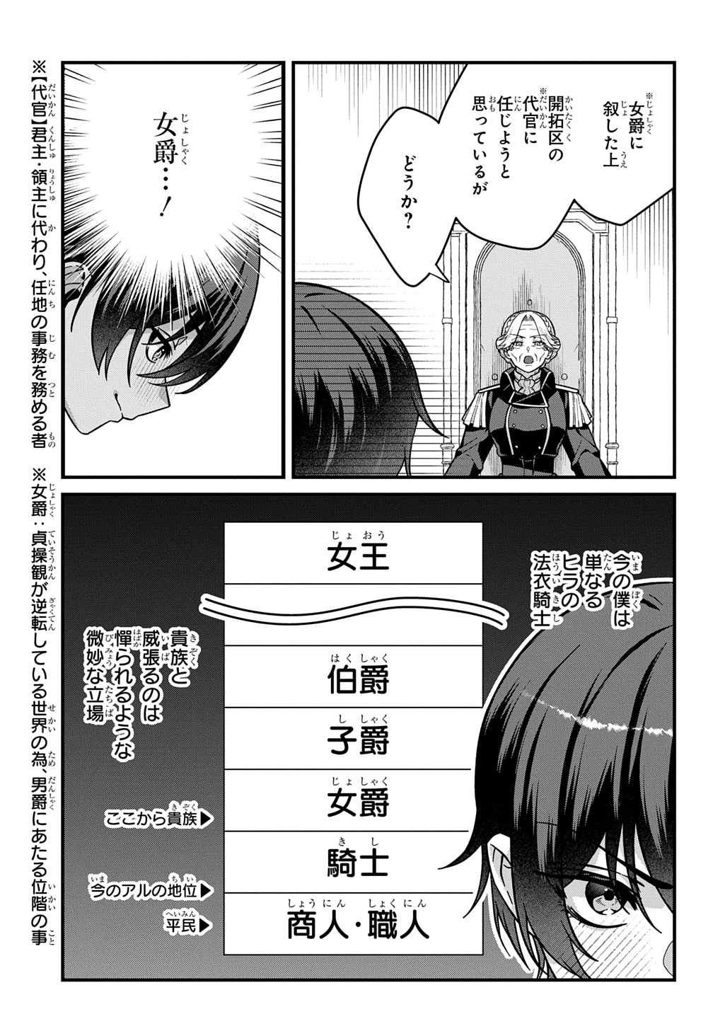 Teisou Gyakuten Sekai de Nariagari wo Mezashite Otoko Kishi ni Natta Boku wa, Yarimoku Onna-tachi ni Karada wo Neraware Makuru - Chapter 1.2 - Page 7