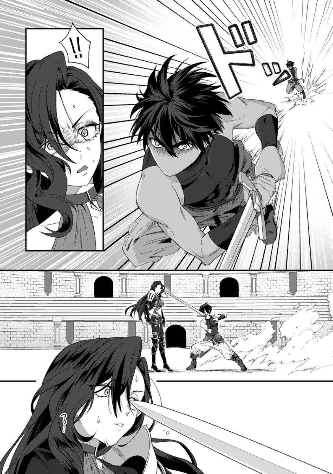 Teisou Gyakuten Sekai de Yuiitsu no Otoko Kishi no Ore, Onna Kishi Gakuen ni Nyuugaku Shitara Nazeka Eiyou Atsukai Sareta - Chapter 2.3 - Page 8