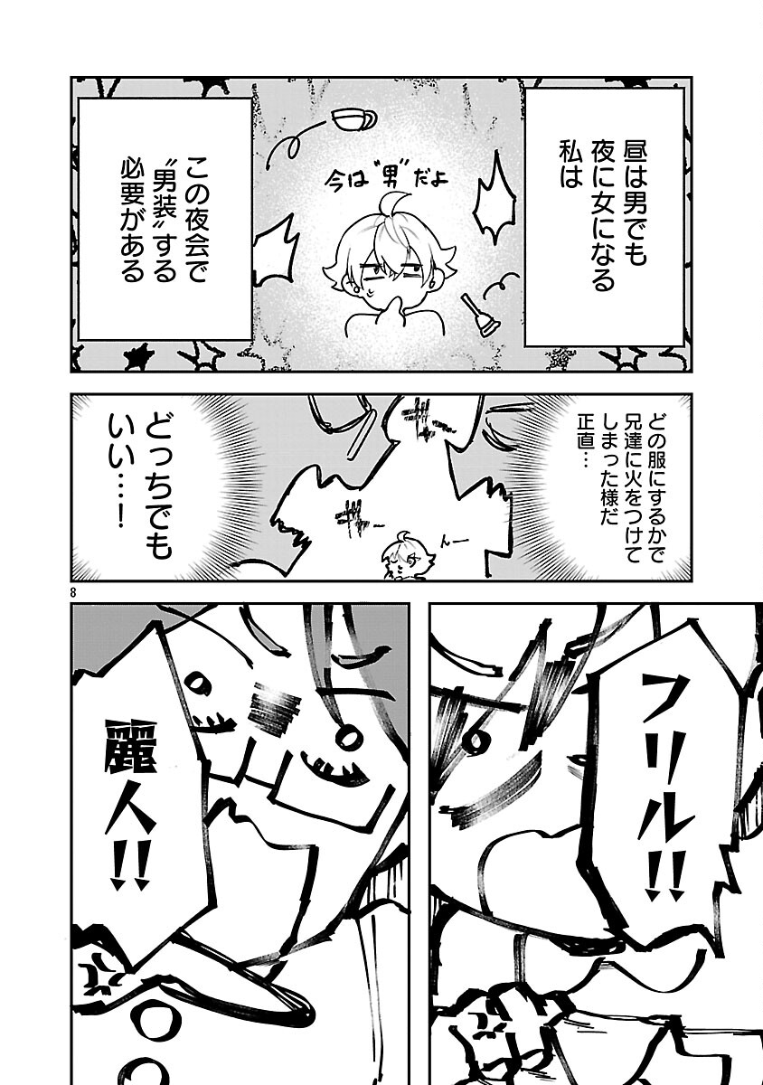 Tensei Akuyaku Reijou - Otoko ni Natte Hametsu Flag wo Kaihi Shitai Dake na noni, F Class no Gekokujou toka Dekiai Toka Shirimasen tte! - Chapter 5 - Page 10