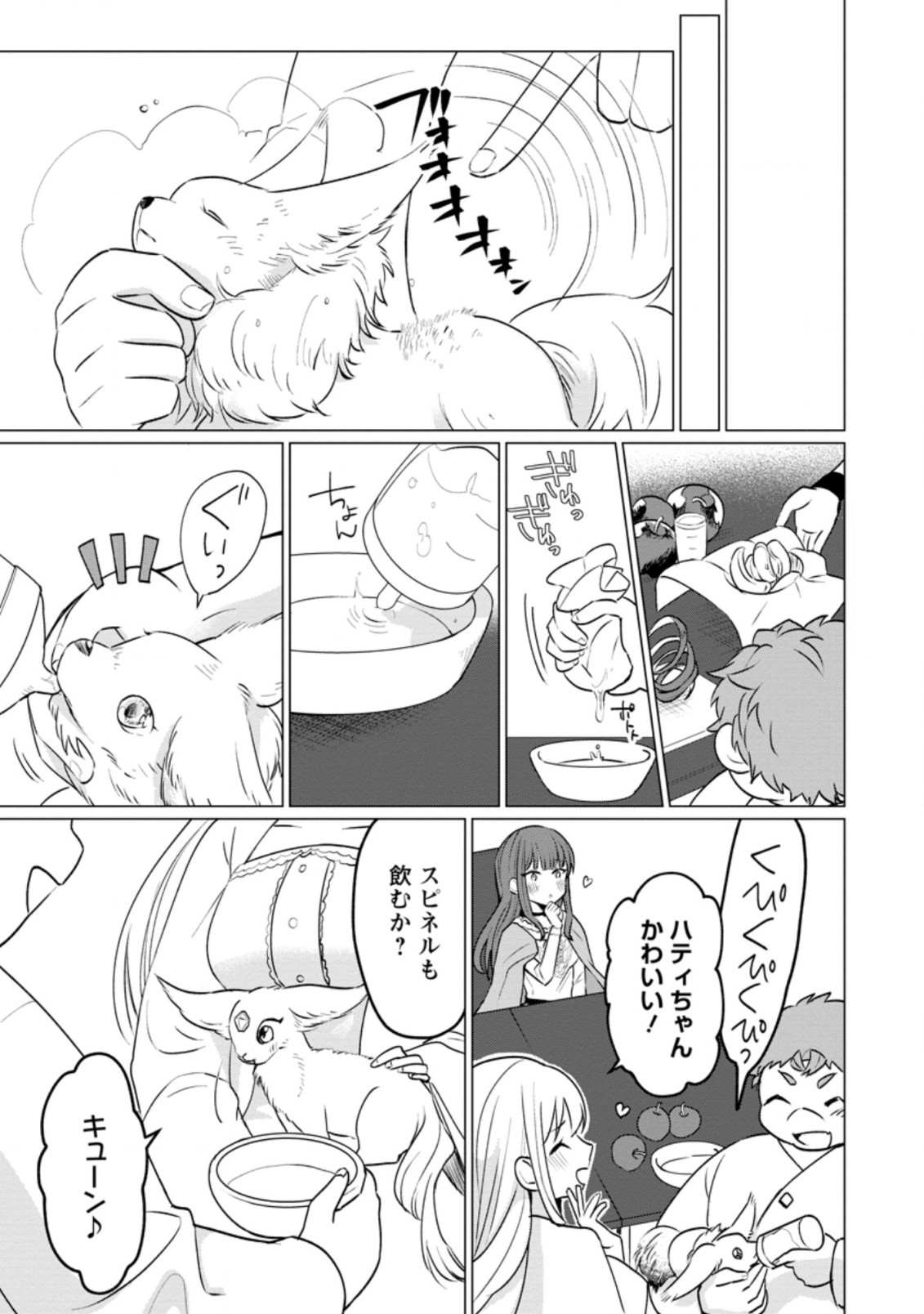 Tensei Saki ga Zannen Ouji Datta Ken: Ima wa Fukkin 1-kai mo Dekinai kedo Yasete Isekai Sukuimasu - Chapter 17.3 - Page 3