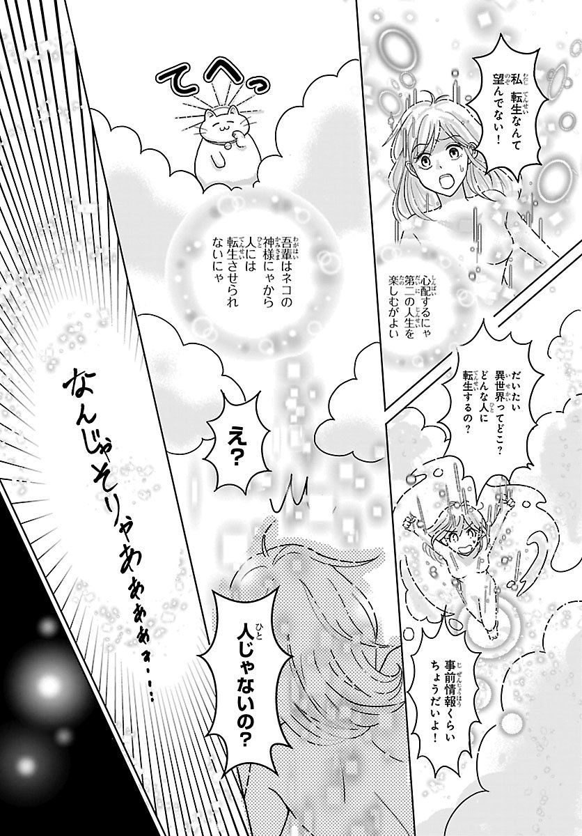 Tensei Shita Mikeneko wa Ouji to Gyokuza no Yume o Miru - Chapter 1 - Page 11