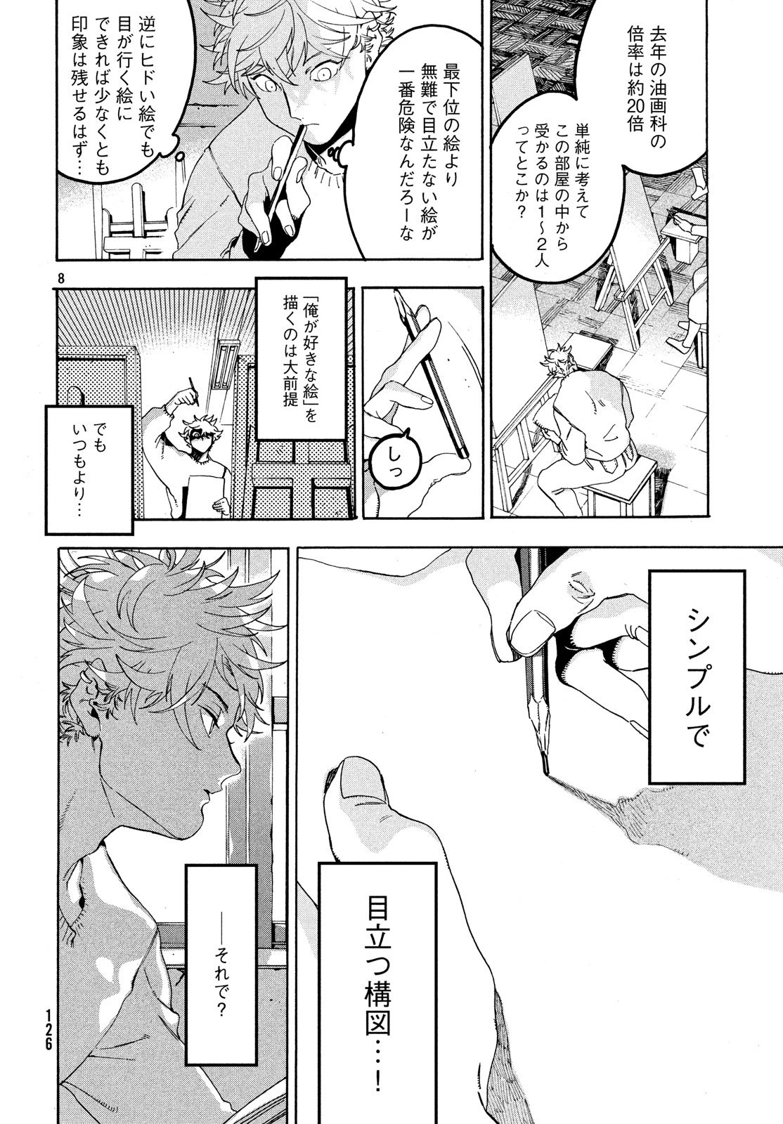 Blue Period. - Chapter 16 - Page 8